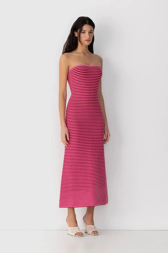 The Wolf Gang Sunmor Knit Maxi Dress - Candy