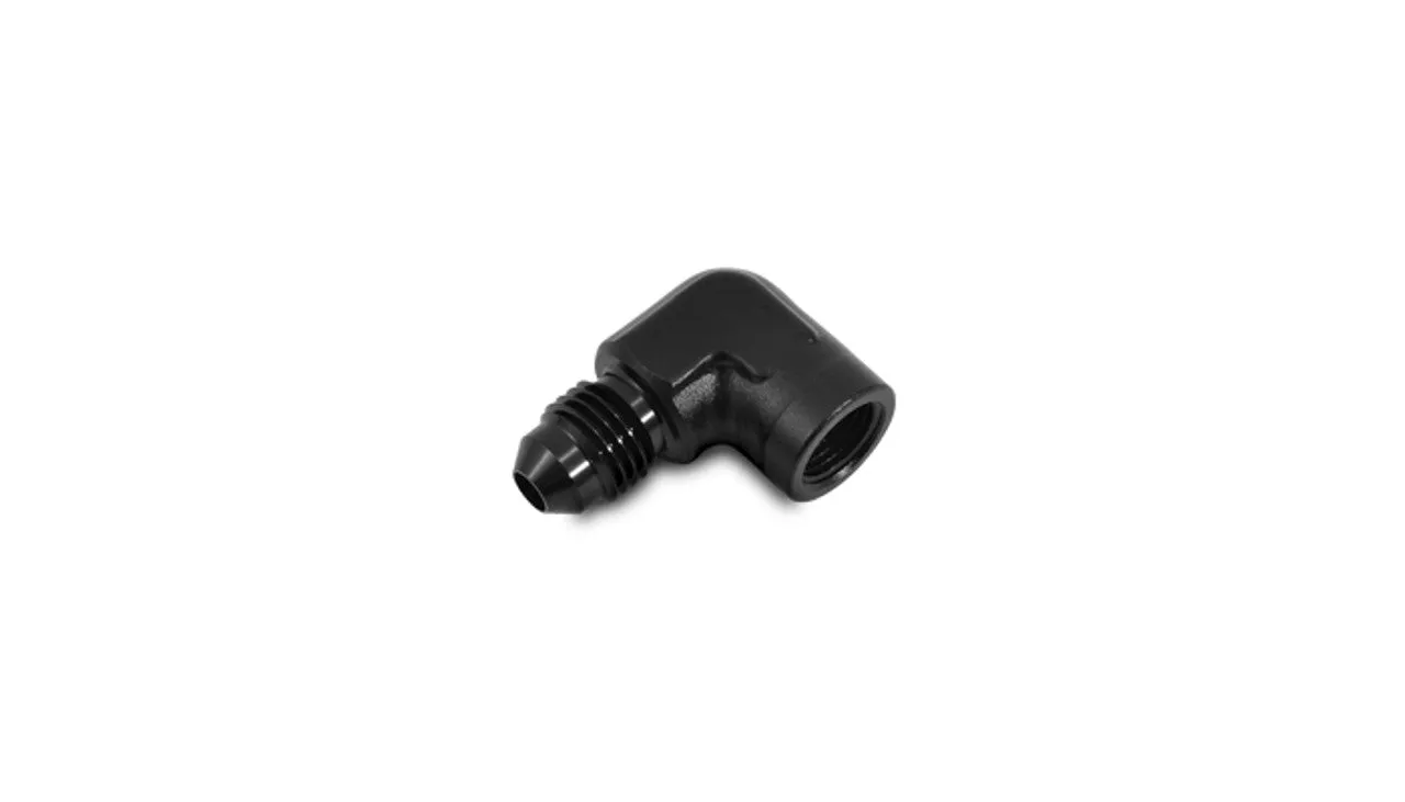 Vibrant 90 Degree Male AN to Female NPT Adapter, AN Size: -4AN; NPT Size: 1/8" - 11306