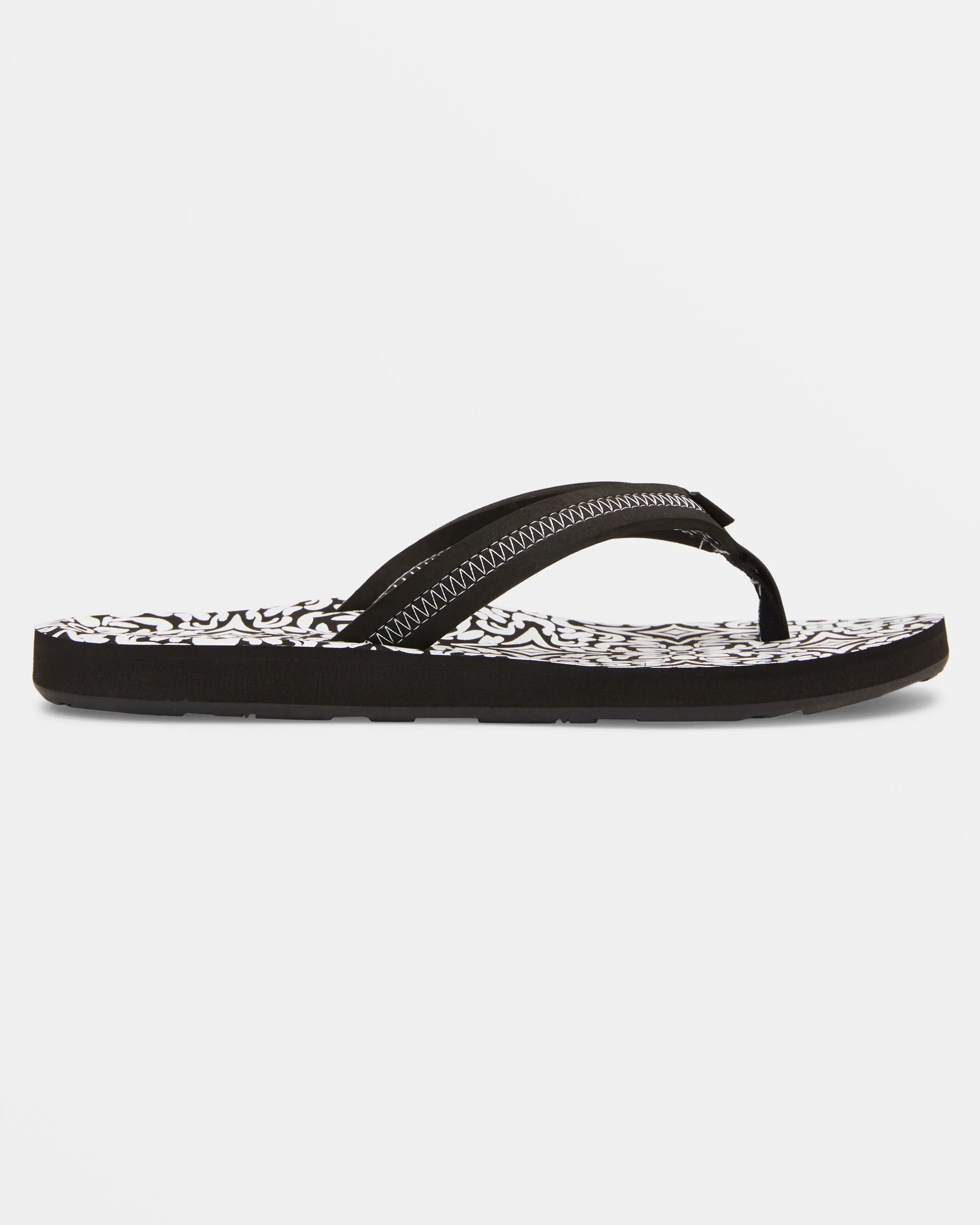 Vista Loreto II Flip-Flops - Black/Soft White