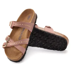 Women's Birkenstock Franca Soft Footbed Nubuck leather Color: Old Rose